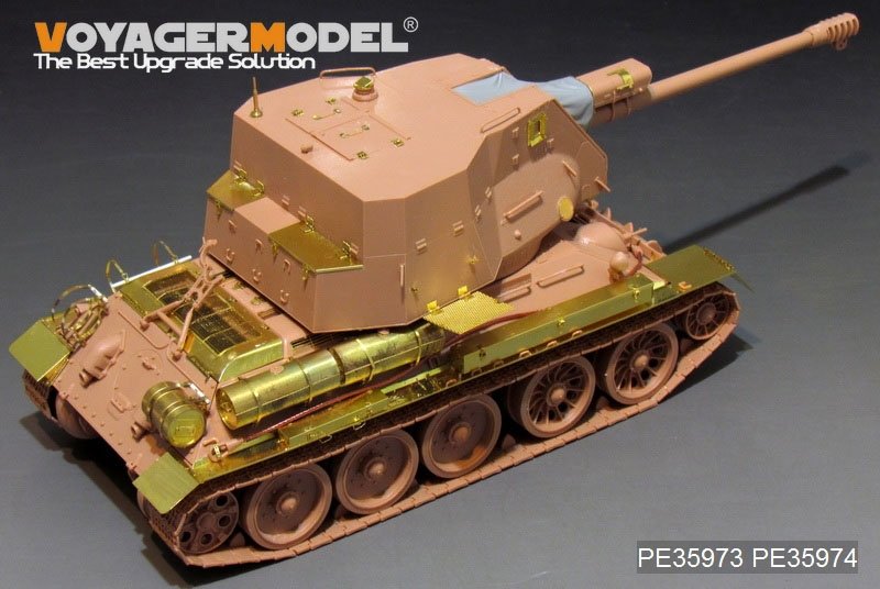 Voyager Model PE35973 Egyptain T-34/122 S.P.G Basic For RFM 5013 1/35 – immagine 11