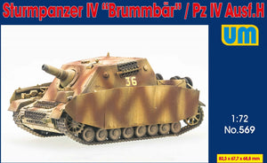 Unimodels 569 Sturmpanzer IV &amp;quot;Brummbar&amp;quot; / Pz IV Ausf. H1/72