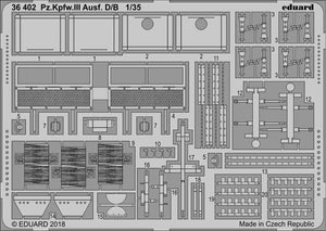 Edouard 36402 Pz. Kpfw. III Ausf. D/B MINIART 1/35