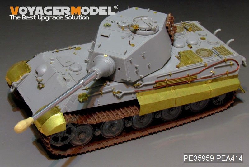 Voyager Model PE35959 WWII German King Tiger (Hensehel Turret) For HOBBYBOSS 84531 1/35 – imagen 11