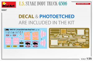 MiniArt 38067 U.S. STAKE BODY TRUCK G506 1/35 – imagen 10