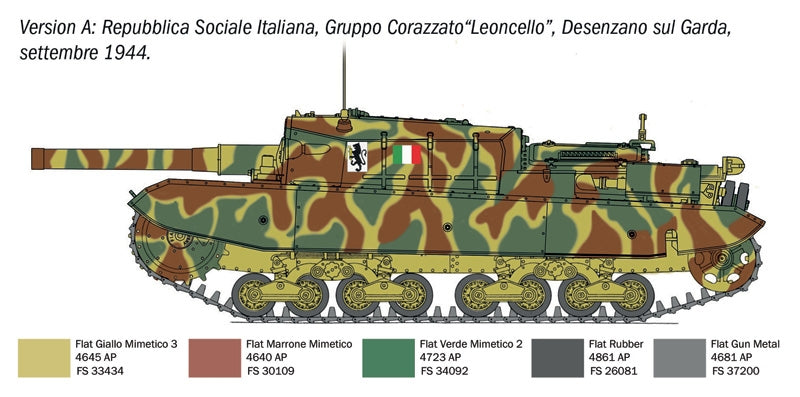 Italeri 6751 Semovente M43 da 105/25 Bassotto 1/35 – imagen 4