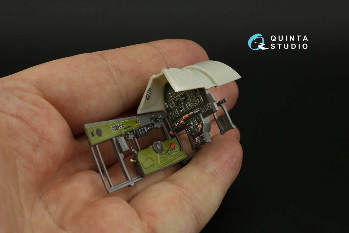 Quinta Studio QD32145 P-51D Mustang 3D-Printed &amp;amp; coloured Interior on decal paper (Zoukei-Mura SWS) 1/32 – Bild 11