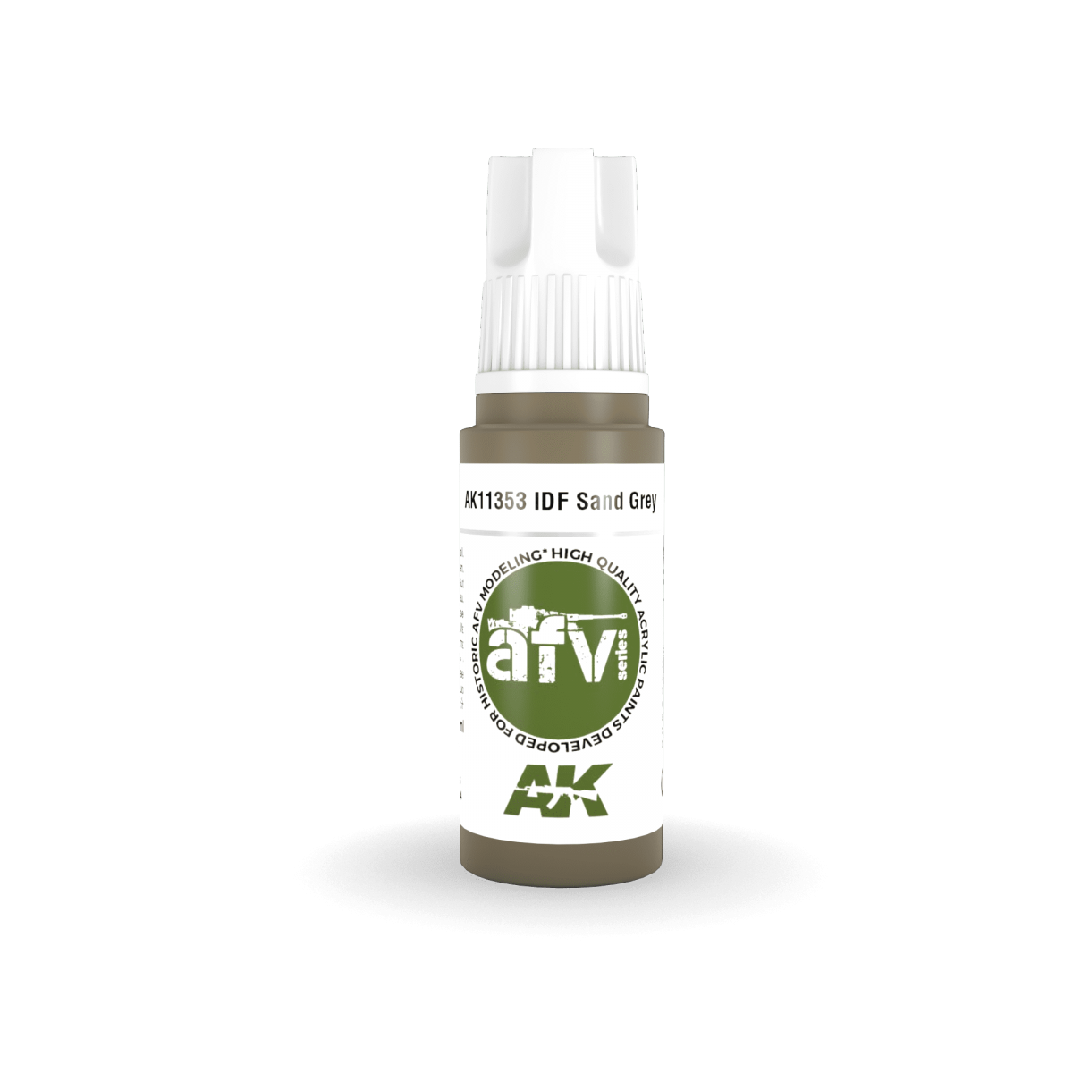 AK Interactive AK11353 IDF Sand Grey 1970s-1980s 17ml – zdjęcie 2