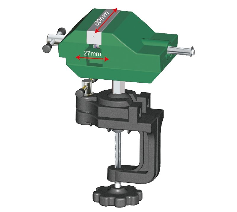 Étau mini Trumpeter 08503 (fixe) 