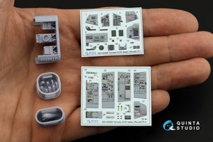 Quinta Studio QDS+48264 Tornado ECR Italian 3D-Printed coloured Interior on decal paper (Revell) (small version) (with 3D-printed resin parts) 1/48 – immagine 2