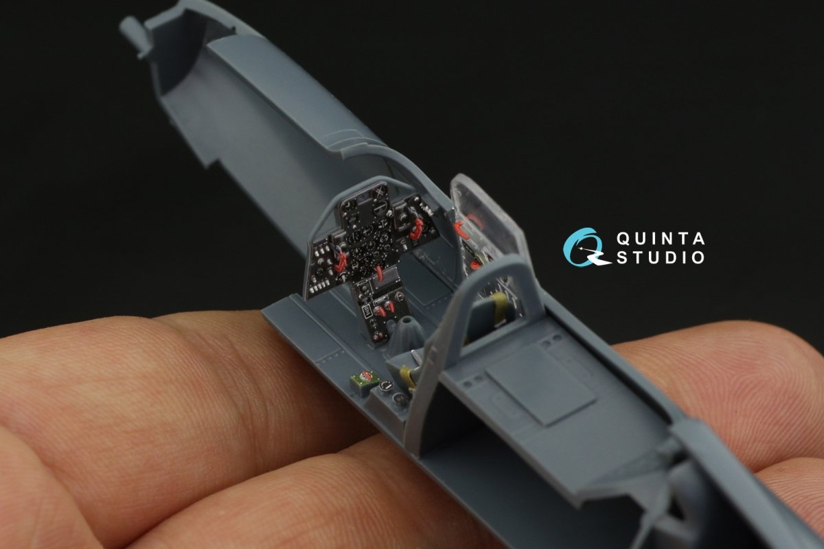 Quinta Studio QD48247 P-39 3D-Printed &amp;amp; coloured Interior on decal paper ( Eduard ) 1/48 – imagen 10