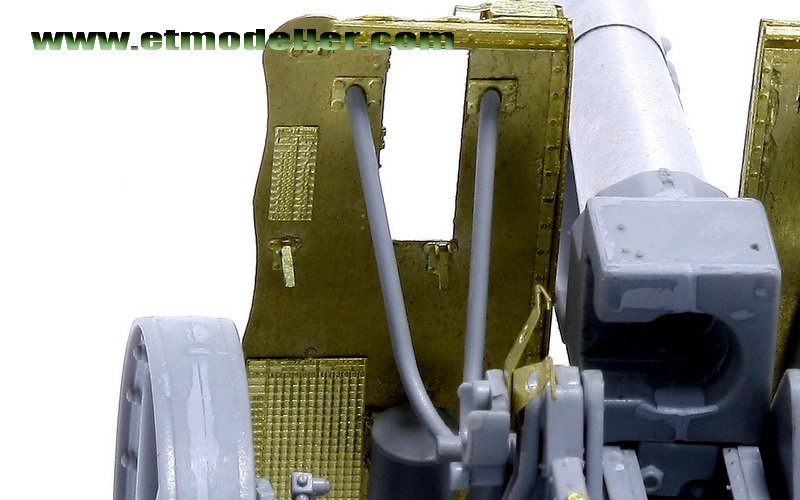ET Modèle E35-016 Canon d&amp;#39;infanterie allemand sIG33 de 15 cm de la Seconde Guerre mondiale (Pour DRAGON 6259/6473) (1/35) – image 6