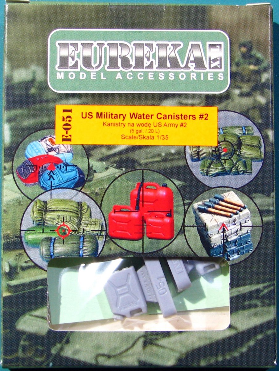 EUREKA XXL E-051 Bidons d'eau militaires américains n° 2 (4 pièces) 1/35