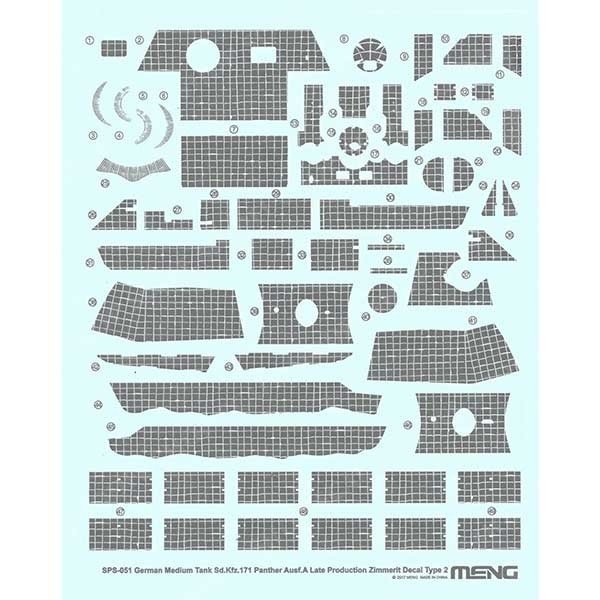 Maquette Meng SPS-051 Panther Zimmerit B 1/35