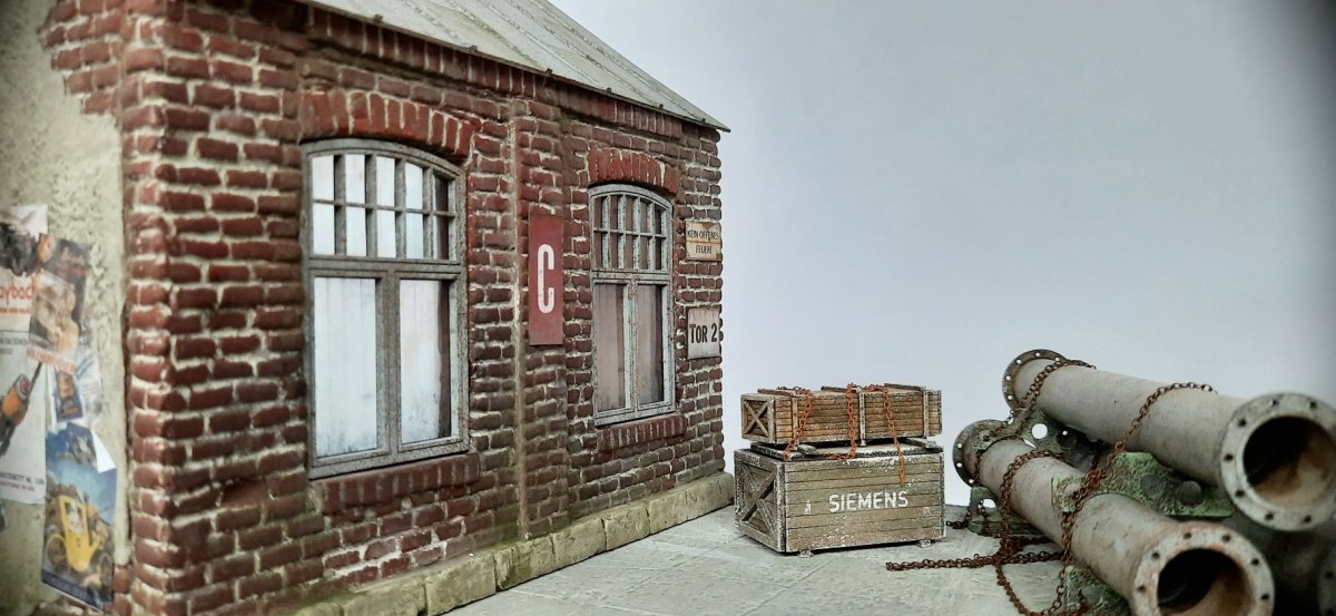 RT-Diorama 35286 Diorama-Base: &amp;quot;Factory Yard&amp;quot; 1/35 – imagen 6