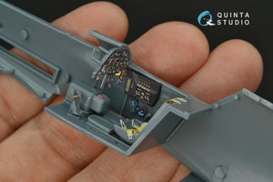 Quinta Studio QD48161 Bf 109G-10 3D-Printed &amp;amp; coloured Interior on decal paper (Eduard) 1/48 – imagen 7