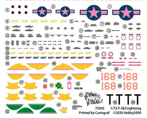 Hobby 2000 72042 P-38J Lightning - Pacific 1944 1/72 – Bild 2