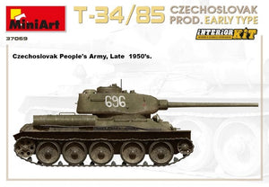 Miniart 37069 T-34/85 Production tchécoslovaque Type précoce 1/35 – image 8