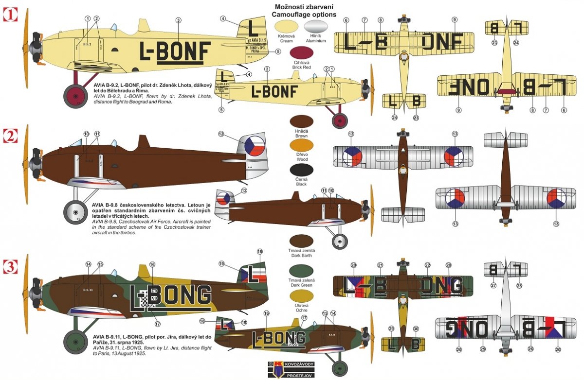 Kovozavody Prostejov KPM4819 Avia BH-9 „Boska“ Single-Seater 1/48 – imagen 2