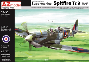 Maquette AZ7603 Supermarine Spitfire Tr.9 au 1/72