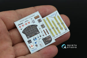 Quinta Studio QD+32241 MiG-3 3D-Printed &amp;amp; coloured Interior on decal paper (Trumpeter) (with 3D-printed resin parts) 1/32 – imagen 4