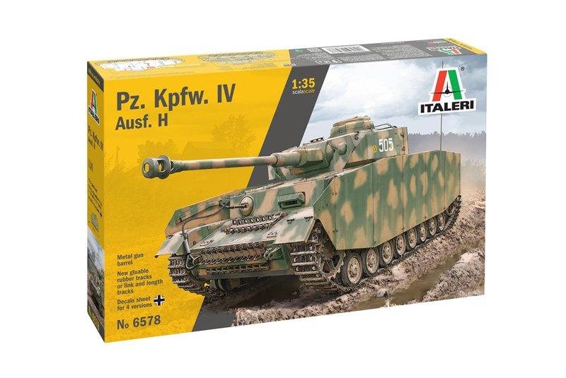 Italeri 6578 Pz. Kpfw. IV Ausf. H 1/35 – imagen 2
