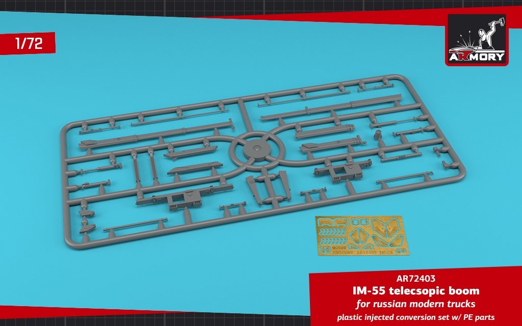 Armory Models 72403 IM-55 telecsopic boom, for russian modern trucks 1/72 – imagen 9
