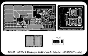 Aber 35152 Amerykanski niszczyciel czolgow M-10 cz.2 wnetrze (ACA) 1/35 – Bild 4