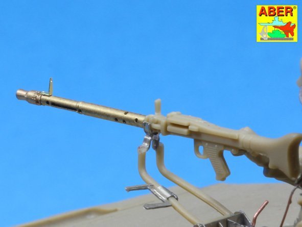 Aber 35L-098 Ensemble de 2 canons pour mitrailleuse de char allemande MG 34 avec Panzermantel (1/35) – image 6