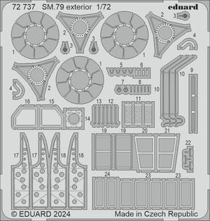 Eduard BIG72181 SM.79 ITALERI 1/72 – immagine 2