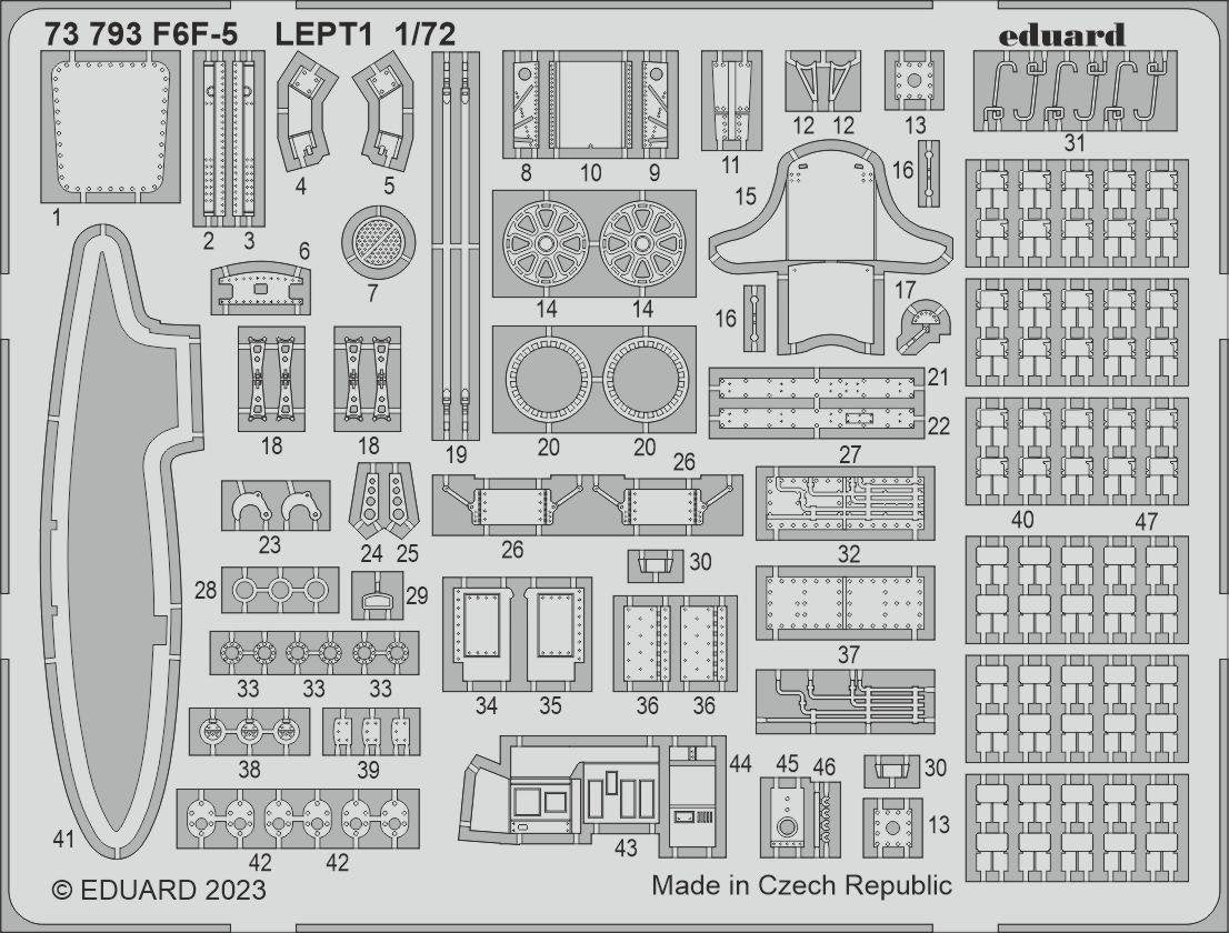 Eduard 73793 F6F-5 EDUARD 1/72 – zdjęcie 2