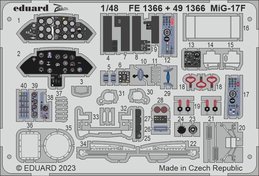 Eduard BIG49383 MiG-17F Ammo 1/48 – imagen 4