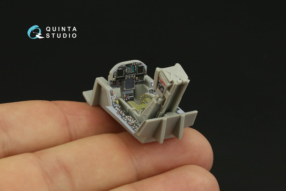 Quinta Studio QD48279 F/A-18C early 3D-Printed &amp;amp; coloured Interior on decal paper (HobbyBoss) 1/48 – immagine 10