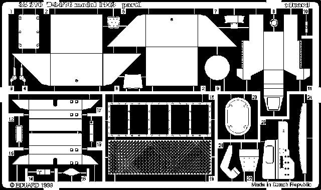 Eduard 35270 T-34/76 Model 1942 1/35 Zvezda – imagen 3