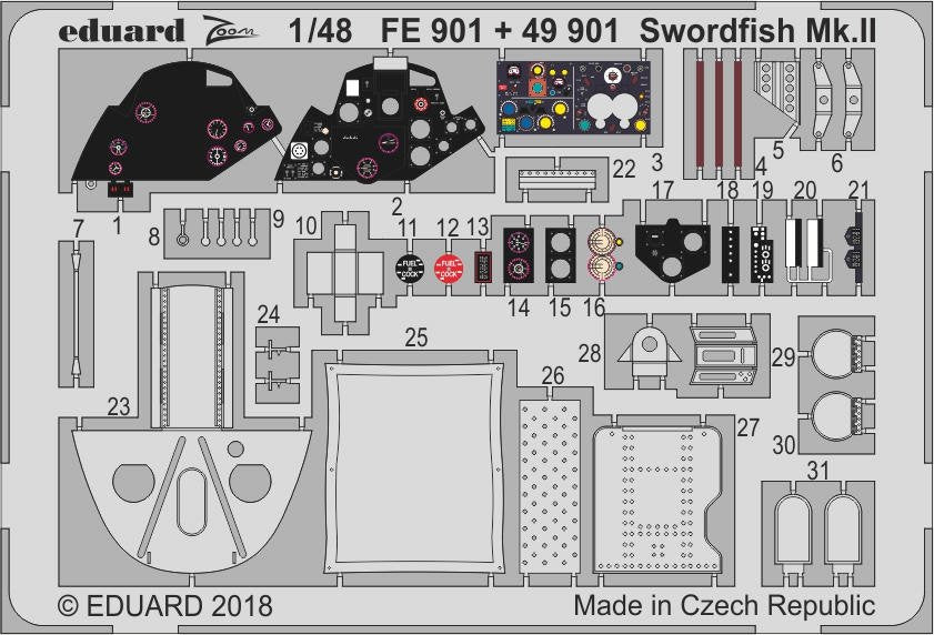 Eduard FE901 Swordfish Mk. II TAMIYA 1/48