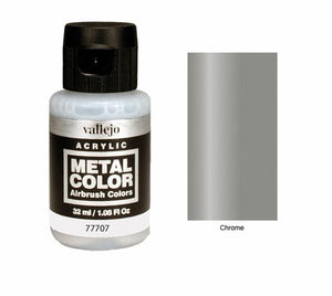 Vallejo 77707 Couleur Métal - Chrome 32 ml
