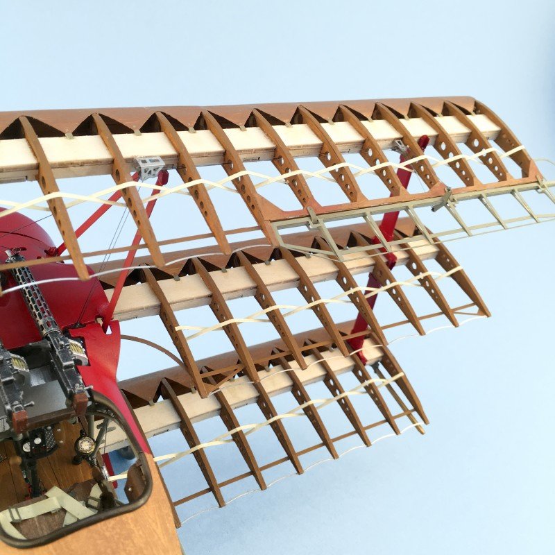 Artesania Latina 20350 Fokker Dr.I Red Baron&amp;#39;s Airplane 1/16 – Bild 10