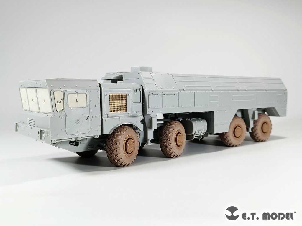 E.T. Model P35-125 Russian Ballistic Missile System“ISKANDER-M”Sagged Wheels for Trumpeter kit 1/35 – Bild 4