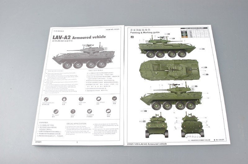 Trumpeter 01521 LAV-A2 8x8 wheeled armoured vehicle 1/35 – immagine 8