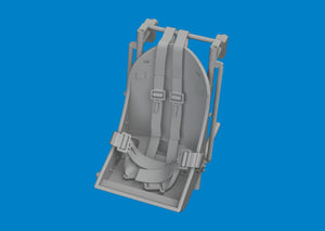 Eduard 6481047 F4U-1A seat w/ integral belts PRINT MAGIC FACTORY 1/48 – zdjęcie 4