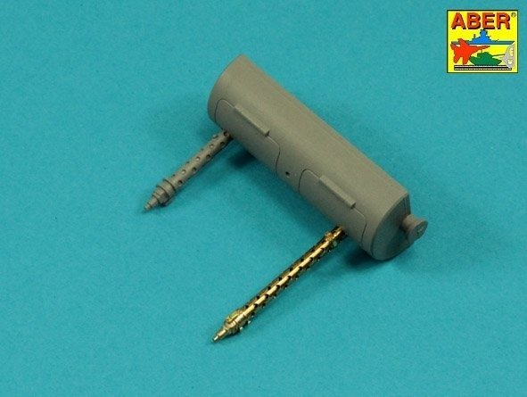 Aber 16L-17 Zestaw 2 luf do MG13 używanych w niemieckim czołgu Pz.Kpfw. I, Ausf.A wczesny do 1938r. / Set of 2 barrels for guns MG13 (long) used in German light tank Pz.Kpfw. I, Ausf.A early to 1938 1/16 – zdjęcie 5