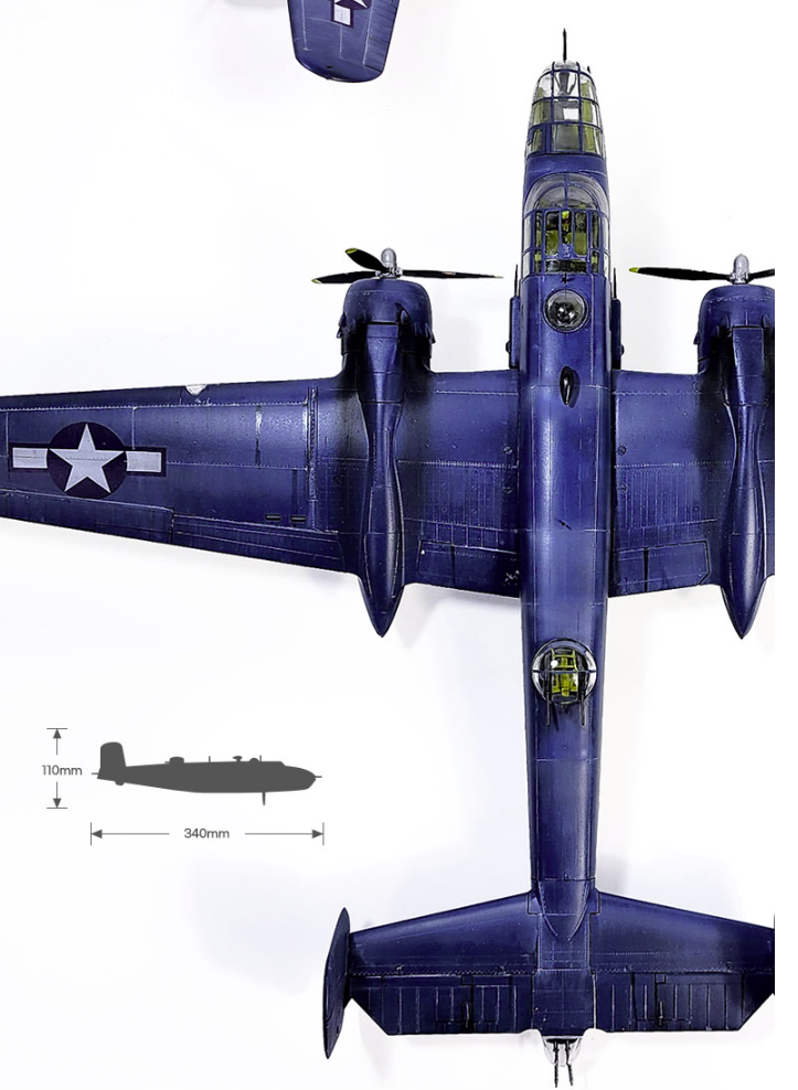 Academy 12334 USMC PBJ-1D B-25 Mitchell 1/48 – image 7