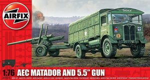 Airfix 01314 AEC Matador and 5.5&amp;quot;