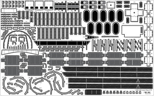Pontos 23004F1 USS BB-61 Iowa 1944 Ensemble de détails (Pont en bois teinté teck) (1/200) – image 17