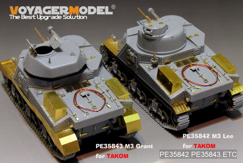 Voyager Model PE35843 WWII British Grant Medium Tank basic For TAKOM 2086 1/35 – imagen 3