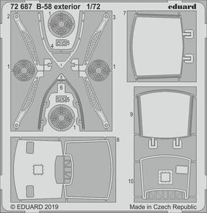 Eduard BIG72149 B-58 TAMIYA 1/72 – Bild 2