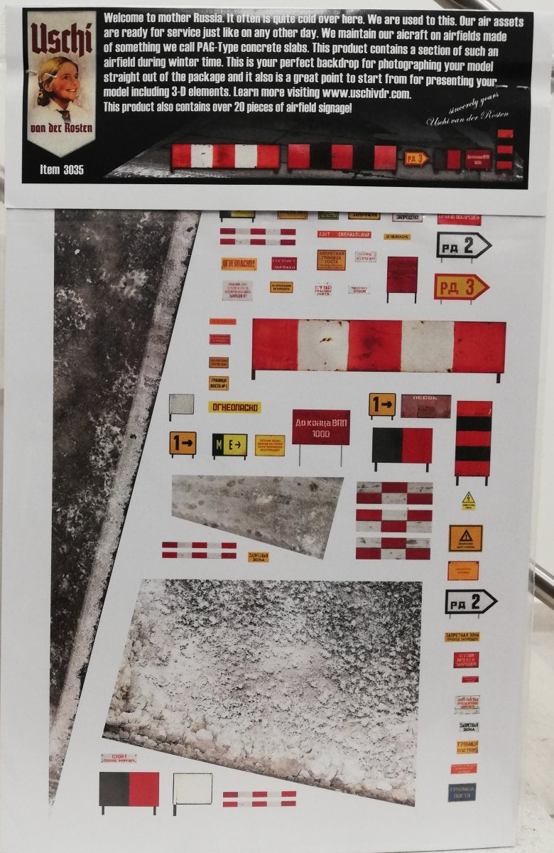 Uschi 3035 Scenic display: Russian PAG-Type Taxiway BLAST EDITION 1/48 – imagen 2