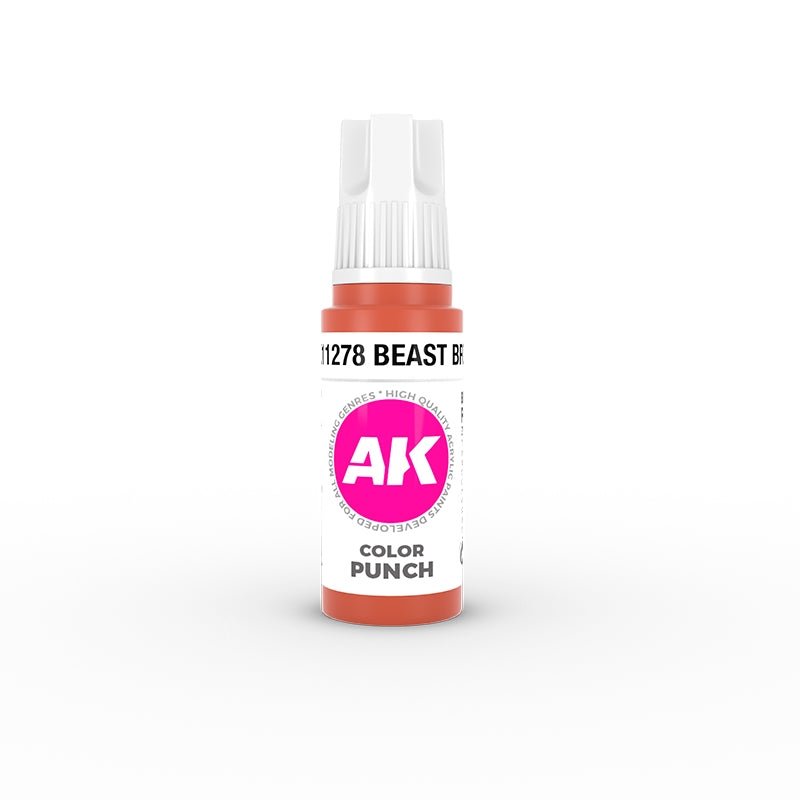 AK Interactive AK11278 BEAST BROWN – COLOR PUNCH 17ml – image 2