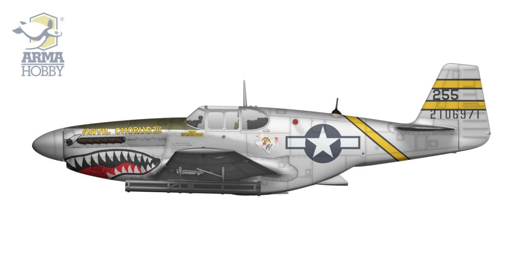 Arma Hobby 70075 P-51B Mustang China, Burma, India 1/72 – imagen 3