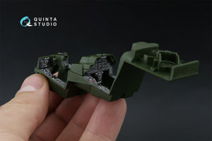Quinta Studio QDS-48572 AH-64A 3D-Printed &amp;amp; coloured Interior on decal paper (Academy/Modelist) (small version) 1/48 – imagen 10
