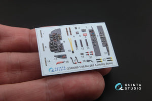 Quinta Studio QD48089 Me-262A 3D-Printed &amp;amp; coloured Interior on decal paper (for HobbyBoss kit) 1/48 – Bild 2