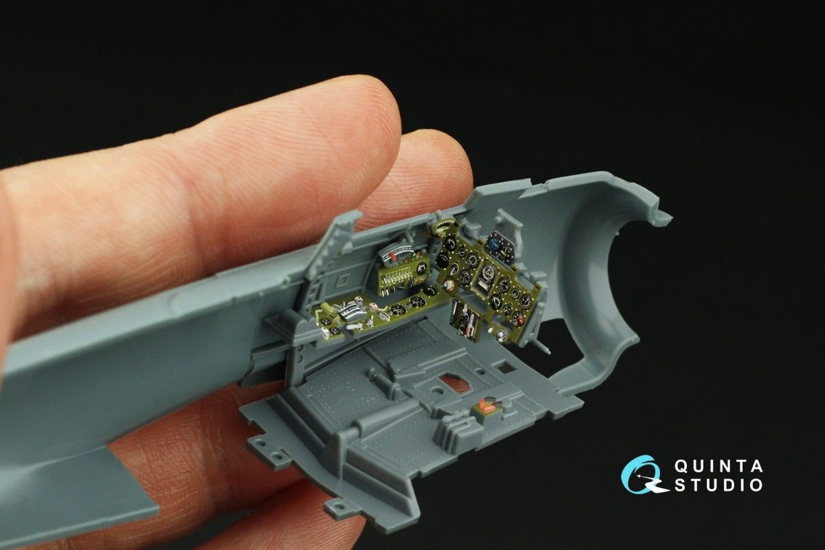 Quinta Studio QD48492 A6M2 Zero Mitsubishi Production 3D-Printed coloured Interior on decal paper (Eduard) 1/48 – immagine 9