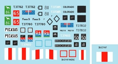Star Decals 35-C1147 ANZAC # 1 1/35 – immagine 2