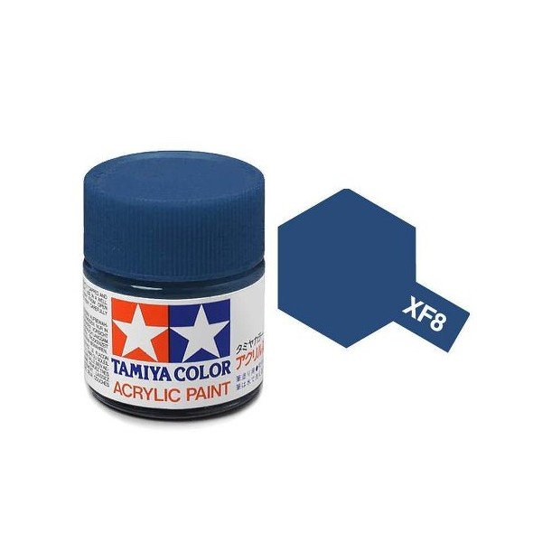 Tamiya 81308 Acrylic XF-8 Flat Blue 23ml